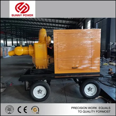 Självsugande dieselmotorpump